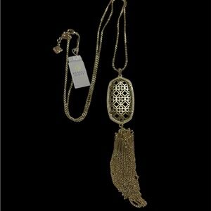 Kendra Scott Gold Tassel Necklace